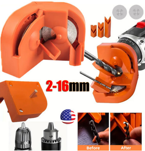 Electric drill bit - bit, sharpener